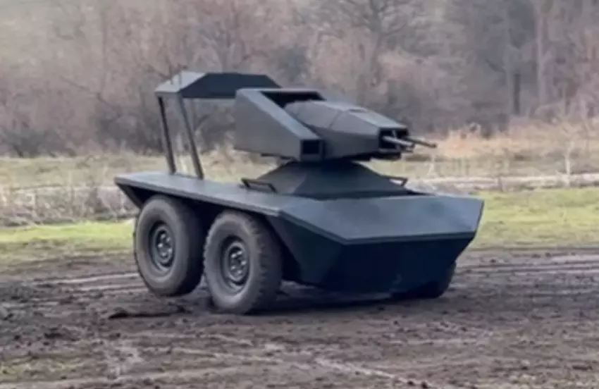 Das ukrainische Unternehmen Dron ZP hat einen neuen Geschützturm entwickelt, der feindliche Drohnen abschießen kann