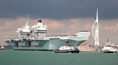 Der 3,85 Milliarden Dollar teure Flugzeugträger HMS Prince of Wales ist nach einer Testphase erfolgreich zum Militärstützpunkt Portsmouth zurückgekehrt und bereitet sich auf die Übung Westlant 23 vor.
