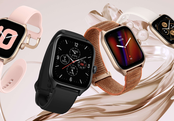 Amazfit GTS 4 - AMOLED-Bildschirm, Herzfrequenz- ...