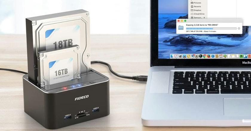 FIDECO externe festplatten station