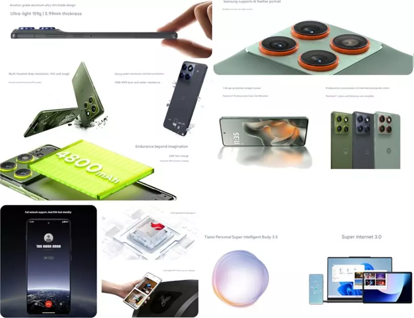 Bild des Moto X70 Air