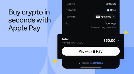 Jetzt können Sie Kryptowährungen über Apple Pay auf der Coinbase-Plattform kaufen