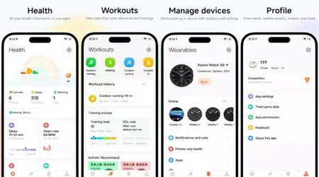 Xiaomi hat das Design der Mi Fitness-App aktualisiert