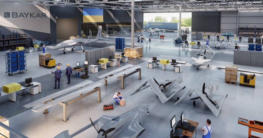 Baykar beginnt mit der Produktion der Kampfdrohnen Bayraktar TB2 und Akinci in der Ukraine und investiert insgesamt fast 100 Mio. USD in den Bau der Anlage