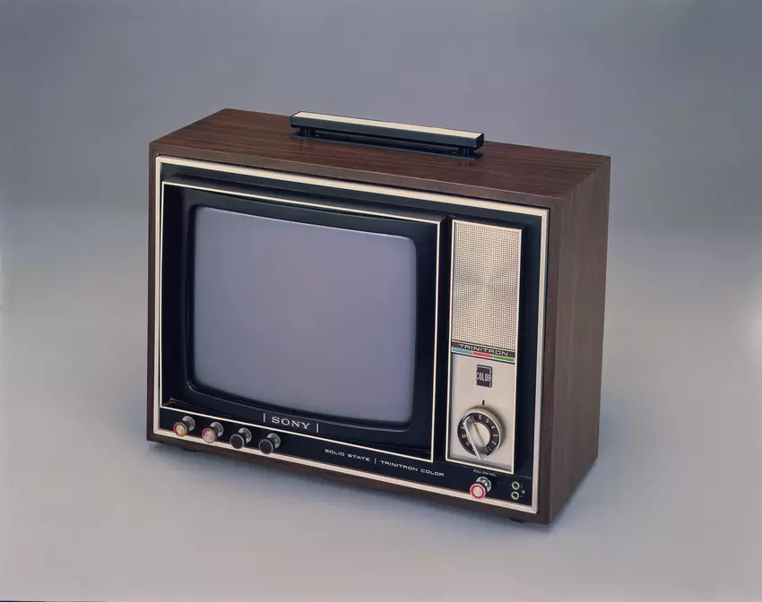 Das erste Sony Trinitron-Fernsehgerät
