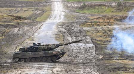 Leopard 2A6 in der Ukraine gewinnt Kampf gegen zwei russische T-80BV-Panzer