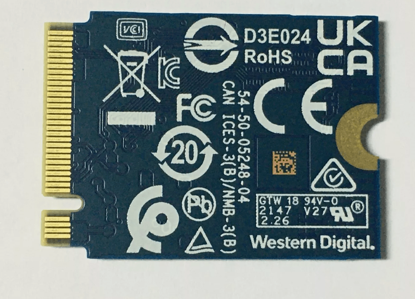 Western Digital SN530 2tb ssd steam deck
