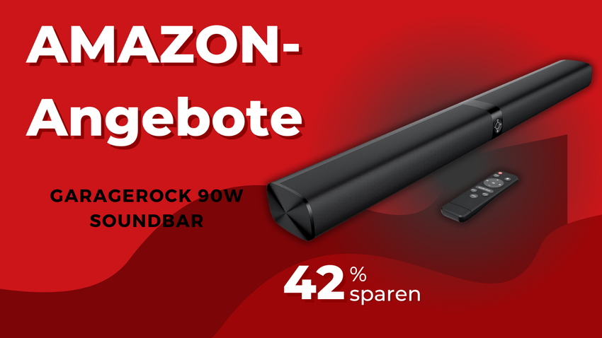 GarageRock 90W Soundbar KY8000 – Beeindruckende 50€ Preisreduzierung verfügbar!