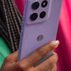 Moto G86 Power Design in Space Sky Farbe