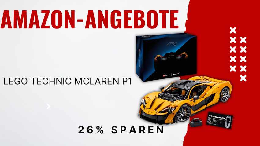 LEGO Technic McLaren P1 (42172) – Spare jetzt 117€!