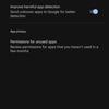 Google Play Protect bei Anrufen, Vorschau