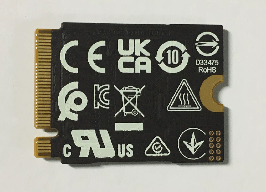 Samsung PM991a steam deck speichererweiterung