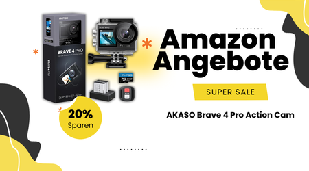 AKASO Brave 4 Pro Action Cam – Jetzt 26€ günstiger!