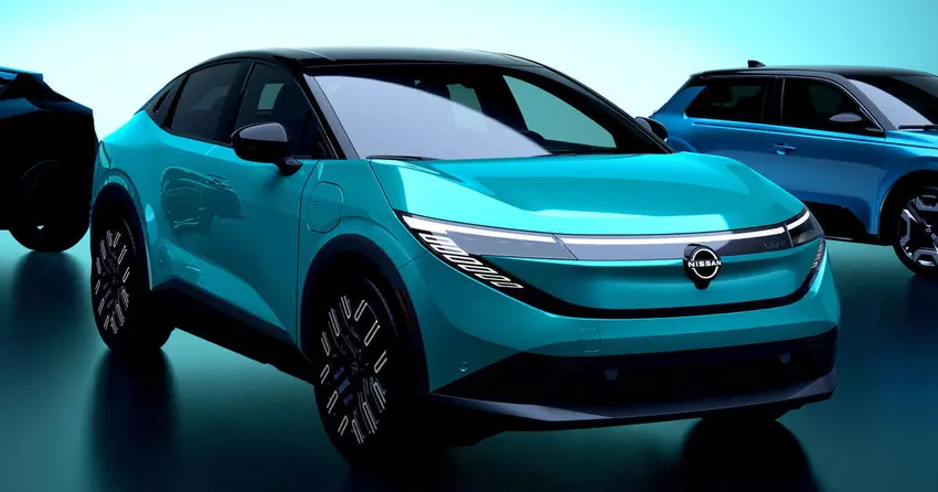 Nissan hat neue Fotos des Leaf 2025 geteilt