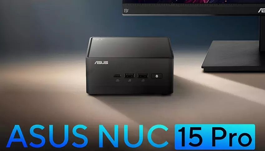 Asus hat einen leistungsstarken NUC 15 Pro Mini-PC mit Intel Core Ultra 5-225H, 16GB RAM und einer Reihe von Anschlüssen auf den Markt gebracht