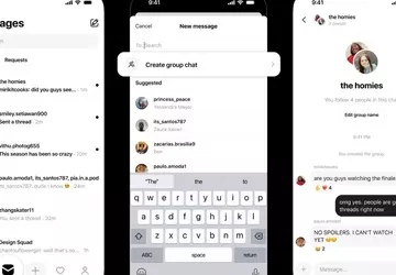 Gruppenchats sind im sozialen Netzwerk Threads ...