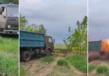 Die Russen schufen eine KAMAZ-Kamakaze, um ...