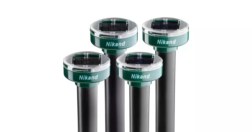 NIKAND Gopher Repellent Ultrasonic Solar Powered 