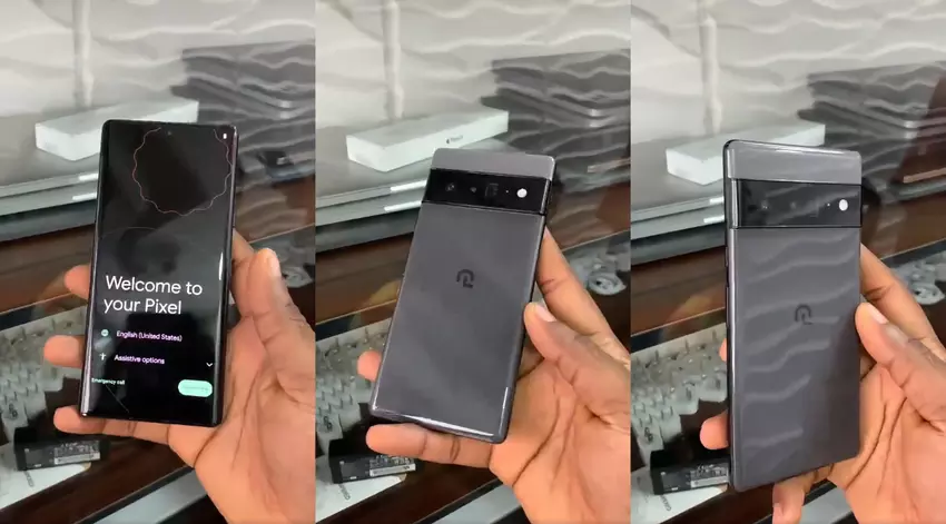 Googles Pixel 6 Pro wurde in einem Video "gesichtet", das es aus allen Blickwinkeln zeigt