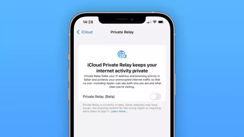 Die iCloud Private Relay-Funktion gilt jetzt als "Beta" und ist in iOS 15 standardmäßig deaktiviert