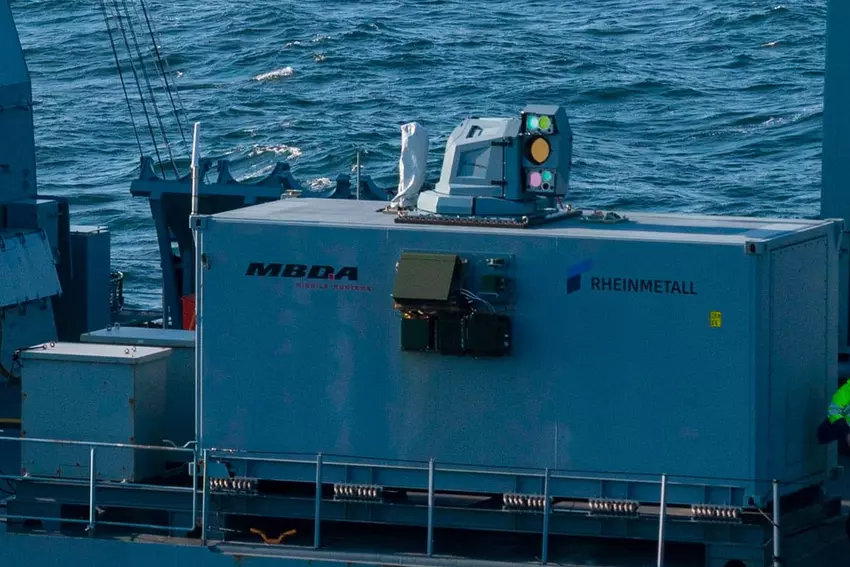 Demonstratoren des deutschen Marinelasersystems