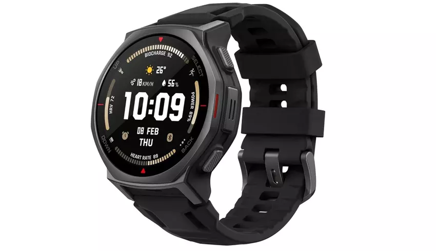 Beliebte Amazfit T-Rex 3 Pro (44 mm) Smartwatches jetzt auf dem globalen Markt in universeller Tactical Black Farbe erhältlich