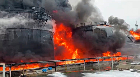 Ukrainische Verteidigungskräfte starten Raketenangriff auf Chemiefabrik zur Herstellung von Munition