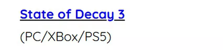 State of Decay 3 ist ein Zombie-Actionspiel