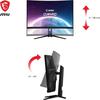 MSI MPG 325CQRXF Monitor im Innenraum