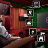 Moderne Innenausstattung des Lifestyle Solution for Mobility Transporters