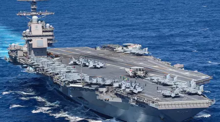 Die USA haben den größten Flugzeugträger der Welt, die USS Gerald R. Ford, mit fünf Zerstörern der Arleigh Burke-Klasse und dem Raketenkreuzer USS Normandy nach Israel entsandt