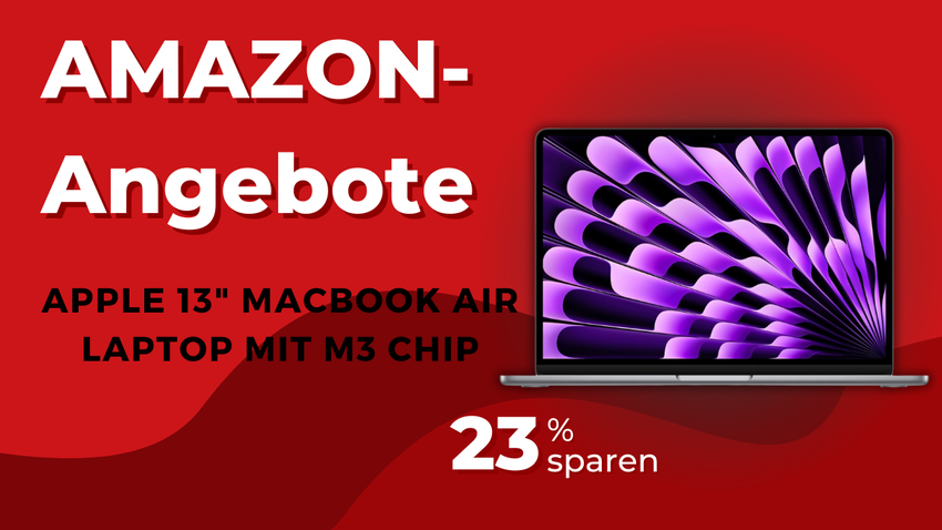 Apple MacBook Air 13" mit M3 Chip – Jetzt 304€ Rabatt!