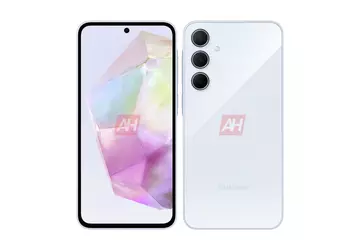 Samsung Galaxy A35 wird von einem ...