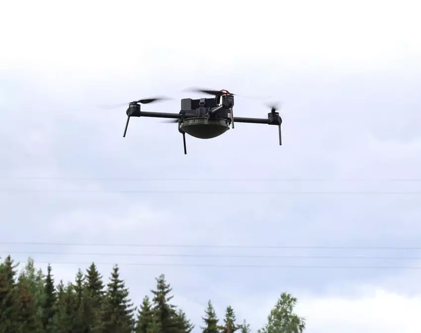 Die Steel Eagle ER-Drohne. Illustration: Insta-Gruppe Oy