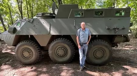 Die AFU setzt ein seltenes gepanzertes VRAC-Fahrzeug an der Front ein