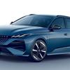 Aktualisierter Peugeot 308 SW, Seitenansicht