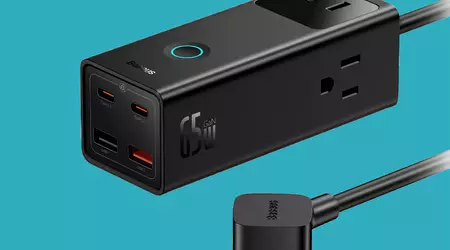 Baseus hat ein GaN 7-in-1-Verlängerungskabel mit einer Leistung von 65 Watt vorgestellt