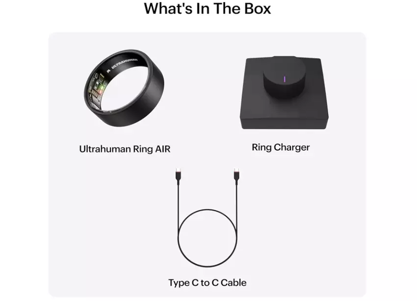 Ultrahuman Ring Air tragbarer intelligenter Ring