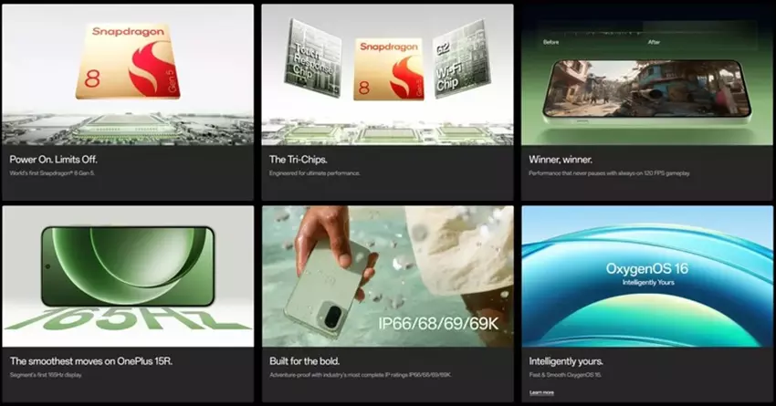 OnePlus 15R-Smartphone