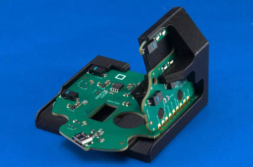 Trackball Classic 2 Montageplatten. Illustration: Ploopy