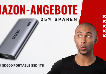 SSK Portable SSD 1TB mit 2000 ...
