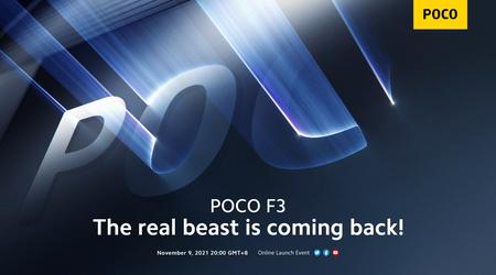 Nicht nur der POCO M4 Pro 5G: Xiaomi stellt am 9. November eine weitere neue Version des POCO F3 vor