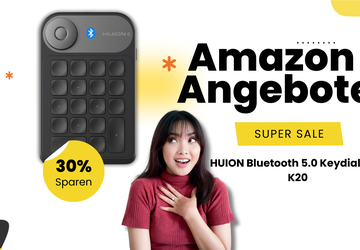 HUION Bluetooth 5.0 Keydial Mini K20 ...