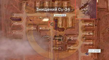 Bei einem kürzlichen Angriff auf den russischen Flugplatz Morozovsk wurde ein Su-34-Kampfjet zerstört
