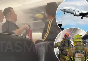 Powerbank schwamm unerwartet in der Kabine, ...