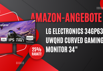 LG 34GP63AP-B: Curved Gaming-Monitor mit 25% ...