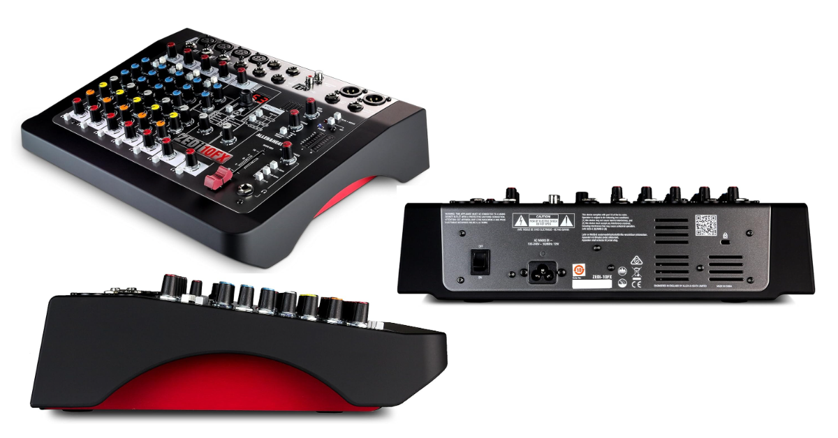 Allen & Heath ZEDi-10FX Audiomixer Recording