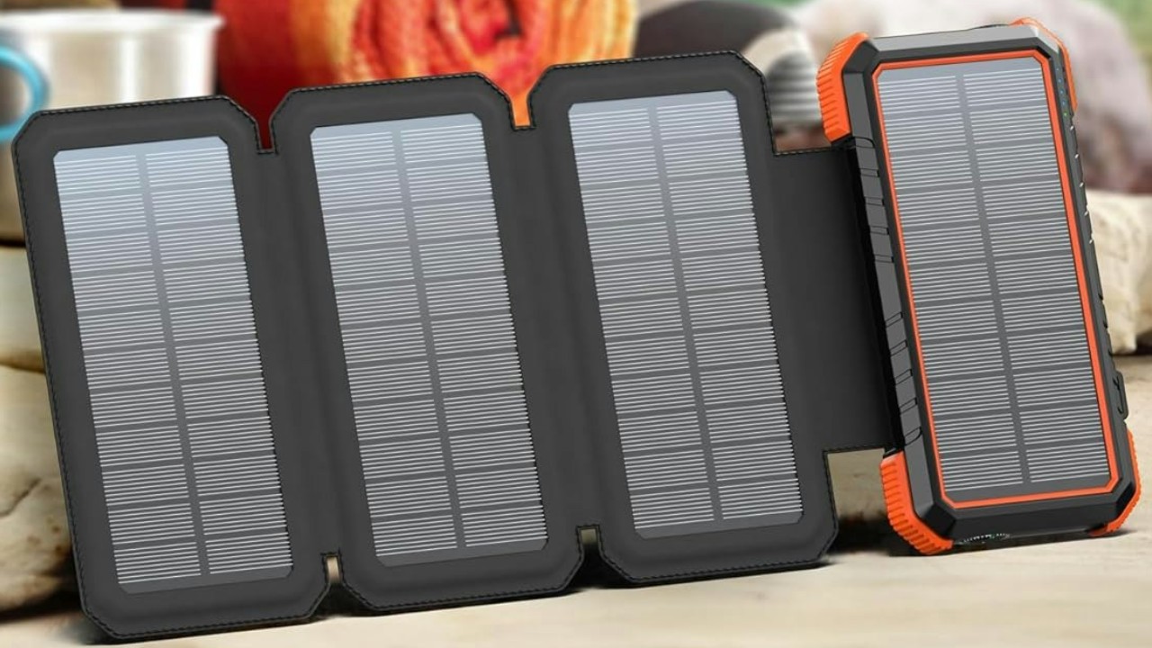 BLAVOR Solar Ladegerät Power Bank 20000mAh