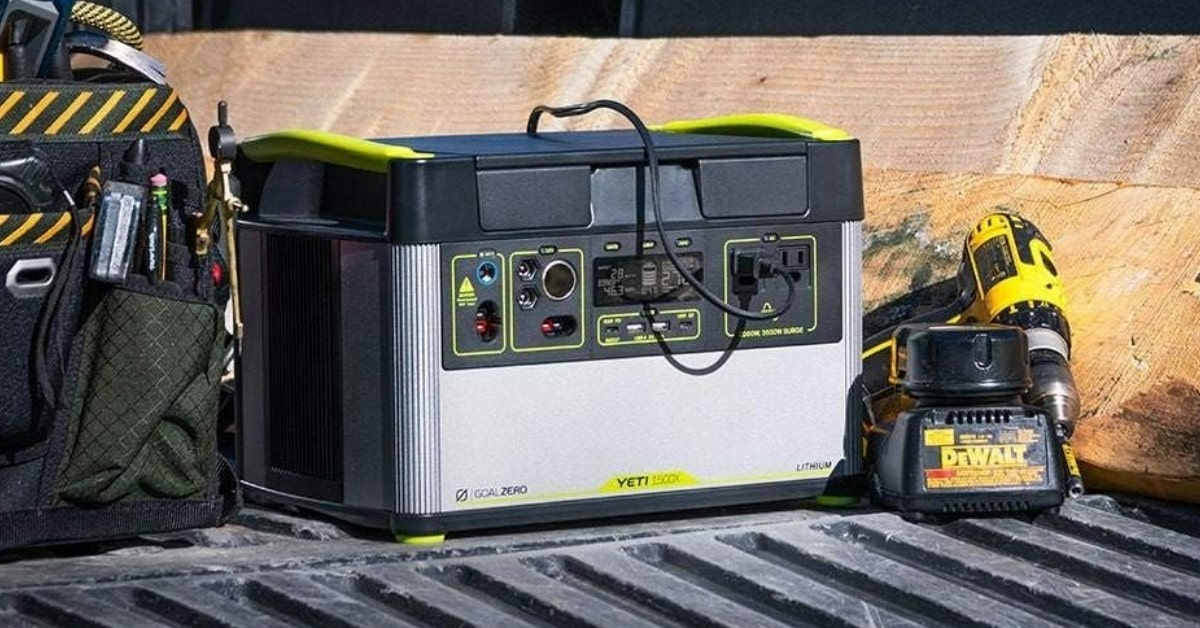 Goal Zero Yeti powerstation mit solarpanel test