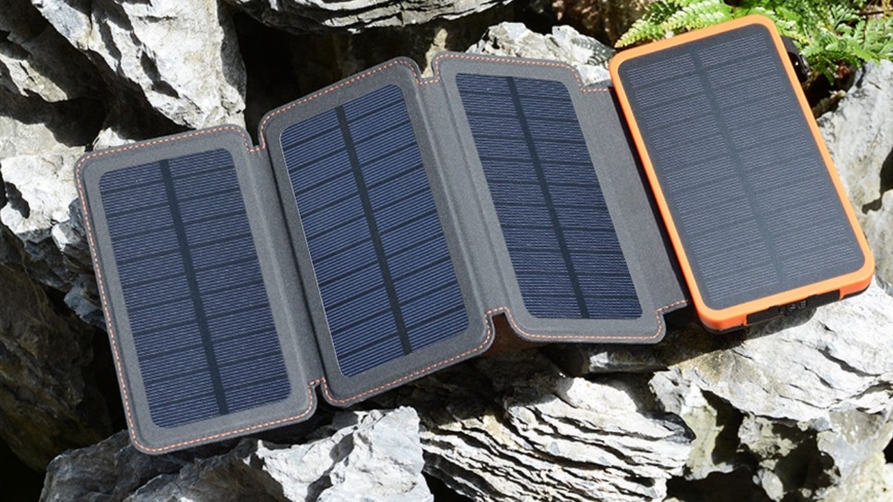 Hiluckey Solar Ladegerät Power Bank 25000mAh